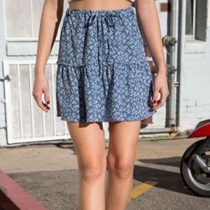 Brandy Melville Kenzo Floral tie skirt
